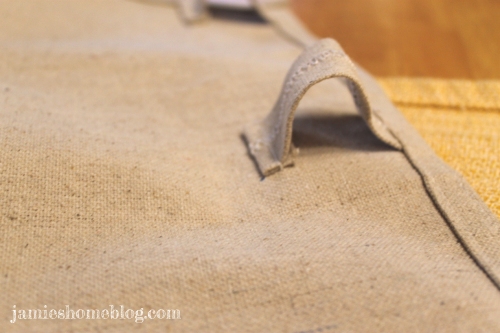 how to sew hidden tab top curtains